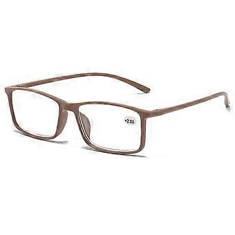 Universal for all seasons Simple square reading glasses high quality reader spring hinge men and women reading glasses