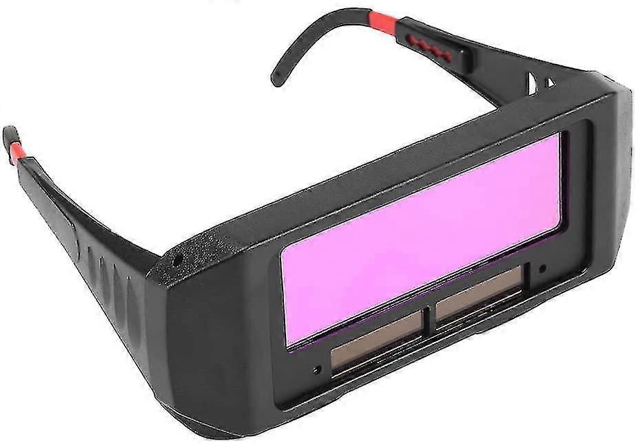 Welding Goggles, Automatic Black Color Obscuring Welding Sunglasses, Welder
