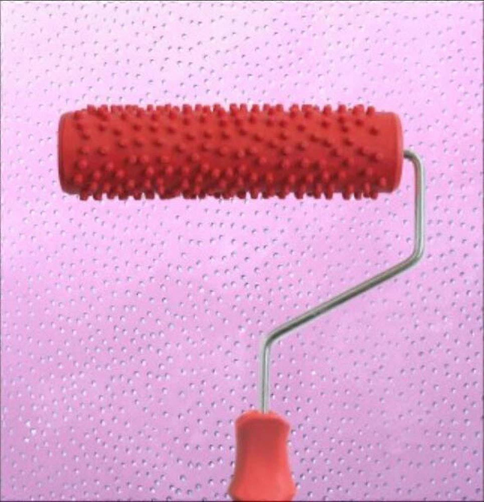 7' DIY Patterned Paint Roller Decorative Rubber Roller with Plastic Handle  More Than 300 Patterns