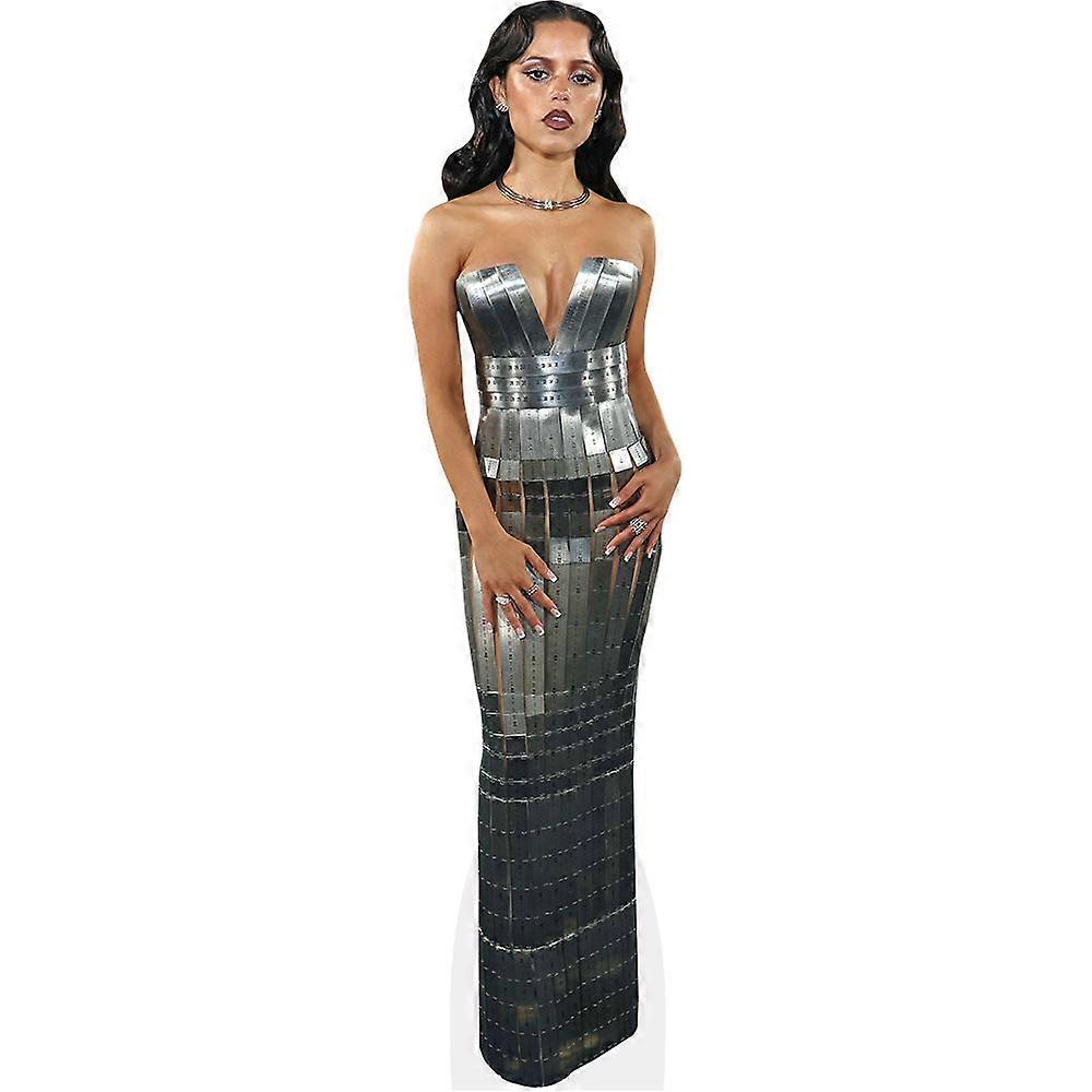 Jenna Ortega (Silver) Cardboard Cutout (lifesize OR mini size). Standee. Stand Up.