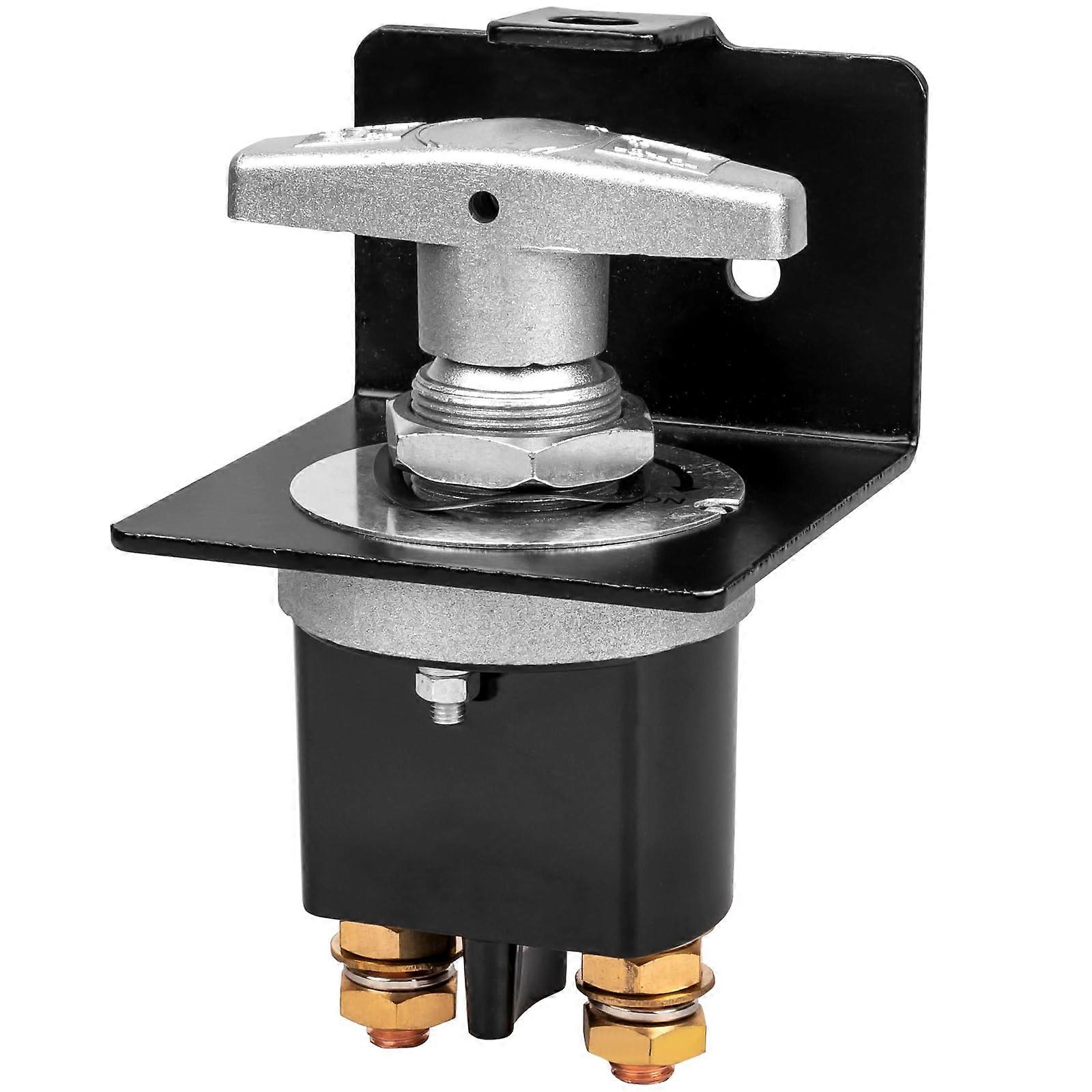 500A High Current Battery Disconnect Switch 12-36V Cut Off Switch with Lockout Plate for Truck RV Marine Yacht