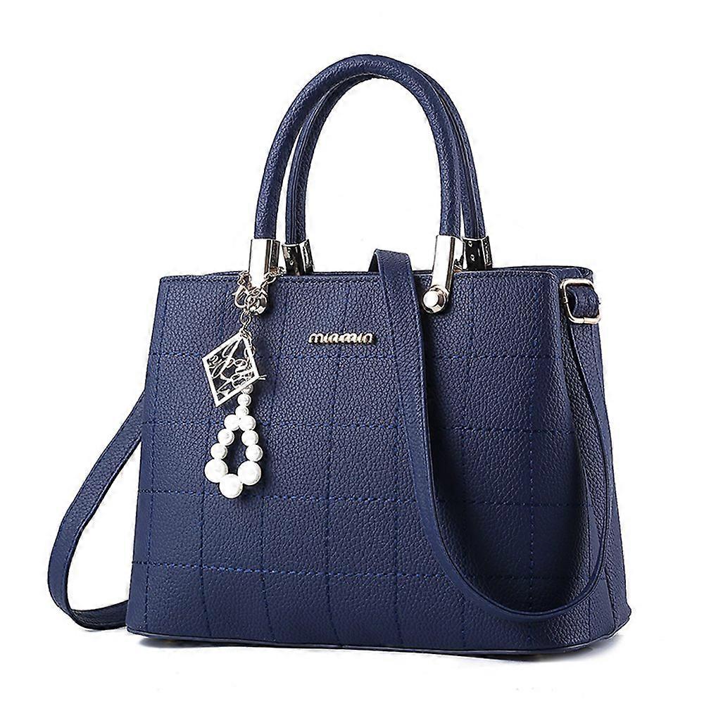 Treasure Blue und Diagonal Straddle Bag