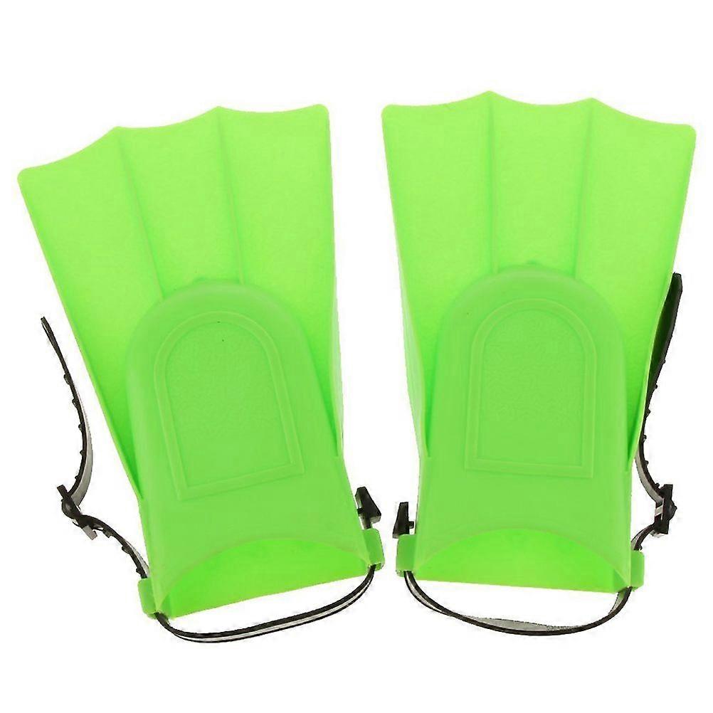 Copii Flippers reglabile Aripioare Înot Scufundări Instrumente de învățare (verde)