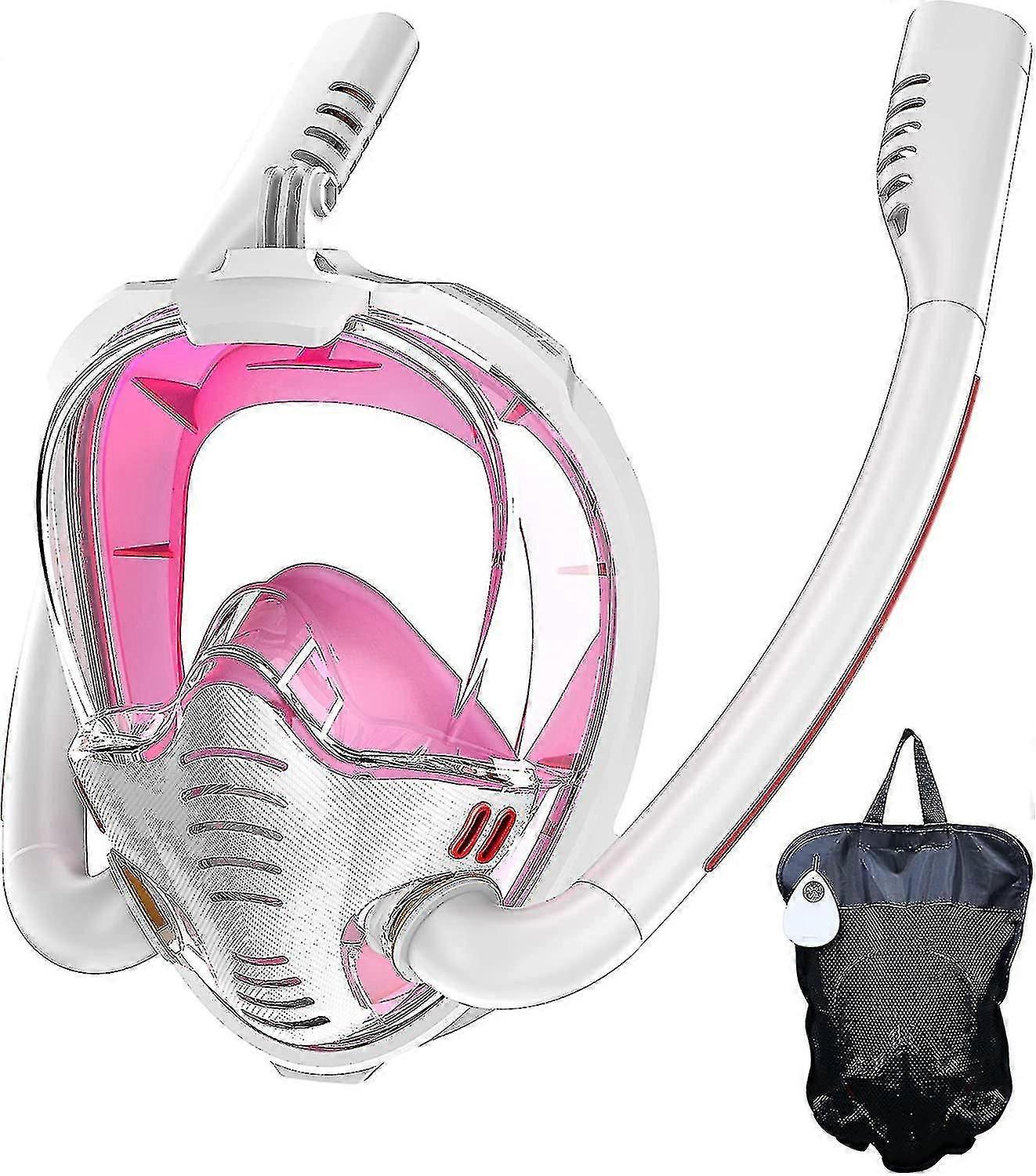 フルフェイスダブルチューブシュノーケリングマスク