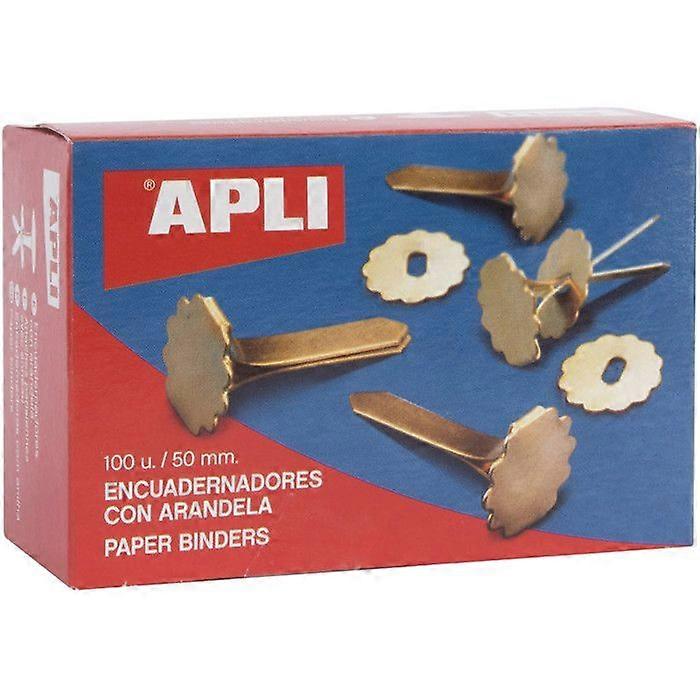 APLI Box of 100 Parisian Ties with Eyelets 50 Mm