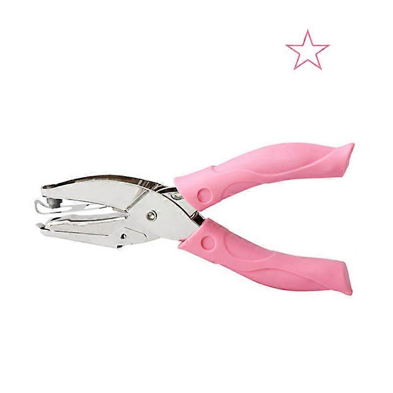 Small Single Punch Comfortable Handle Compact Lightweight Handheld Hole Puncher for Home Office DIY