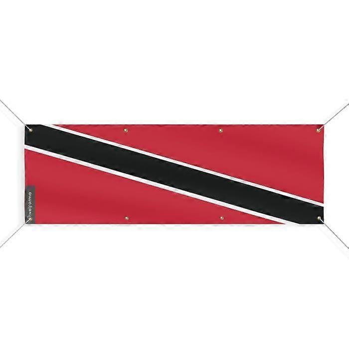 Trinidad and Tobago Flag Banner 8 Grommets 130x390 cm