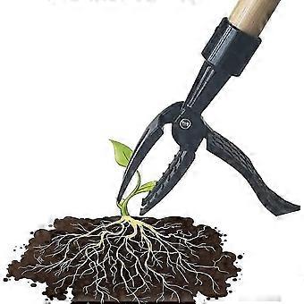Stand Up Strumento di estrazione delle erbacce Strumento di rimozione delle erbacce in metallo per il design radicato dell'estrattore di erbacce da giardino per evitare la ricrescita.-Buono