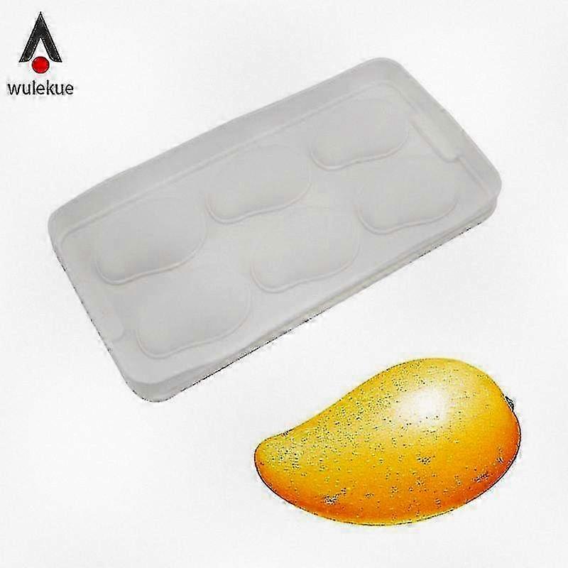 6-hole Chocolate Mold in Mango Style - Ideal for Chocolate Lovers and Baking Enthusiasts - 1pc7072532542610