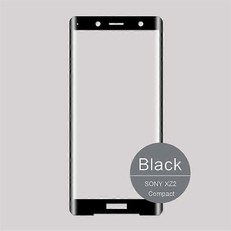 MOFI Compatible For Sony Xperia XZ2 Compact 3D Curved Tempered Glass Complete Covering Screen Protector