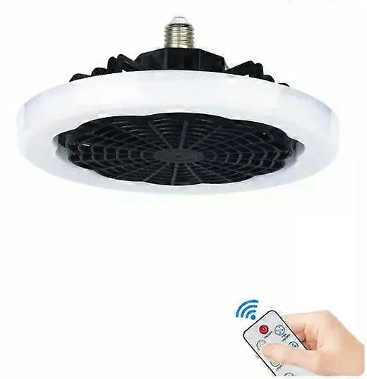 Smart remote control 3-in-1 ceiling fan light E27 LED light 23cm universal bedroom and kitchen lamp ceiling fan