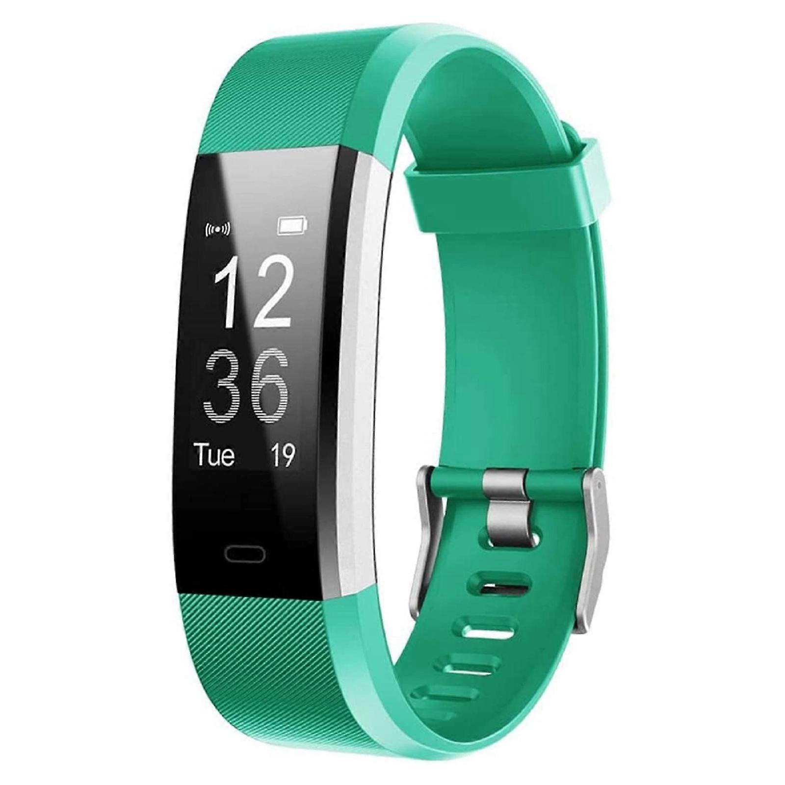 Wrist Watch Heart Rate Sleep Monitoring Waterproof Pedometer Sedentary Reminder step Counting, Calorie Consumption,  Green