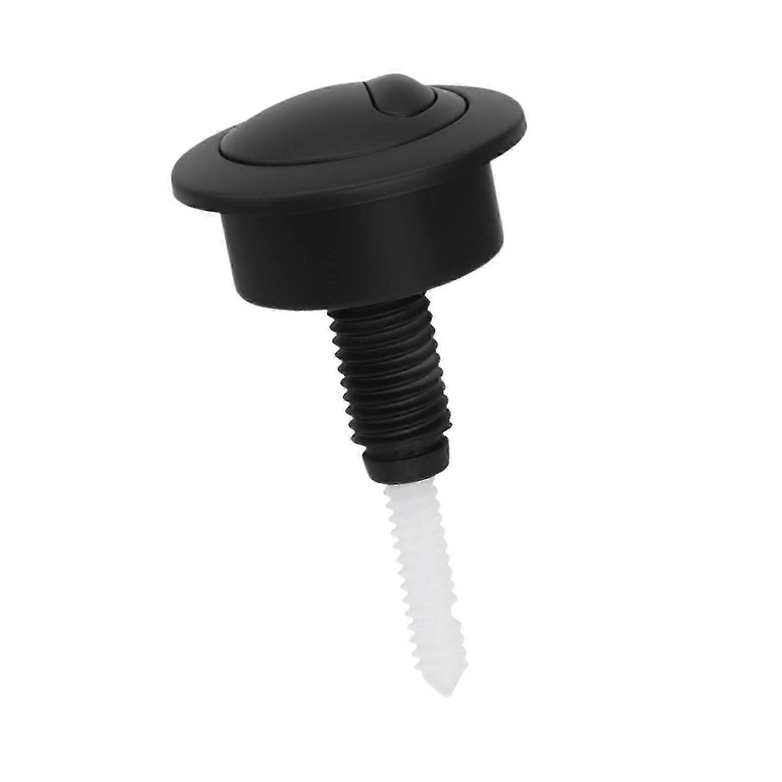 Siamp Optima49 Black Flush Button 8.7x4.8cm Bathroom Spares