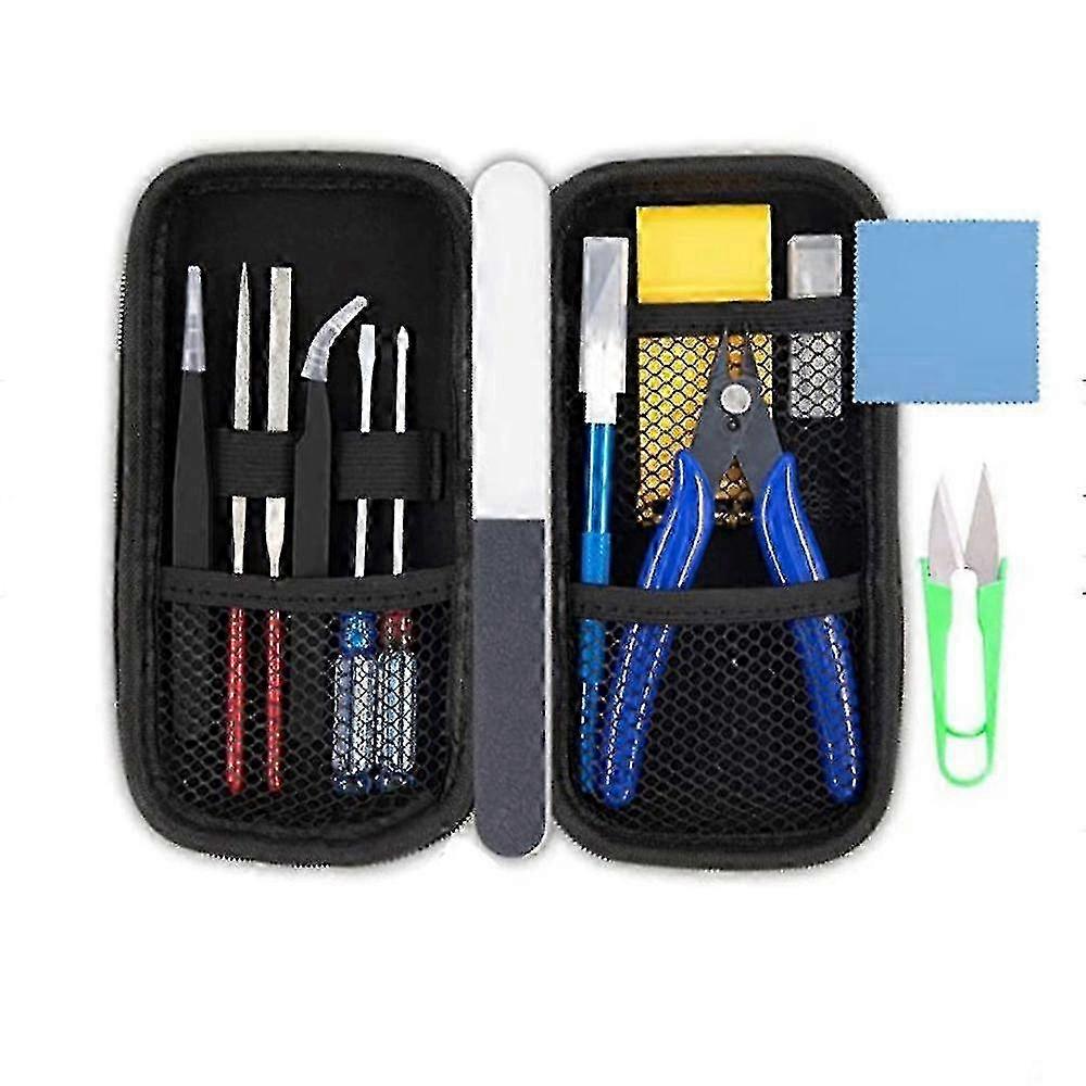15 Pcs Model Tools Kit Modeler Basic Tools Hobby Building Tools Kit For Buildings Airplanes Model