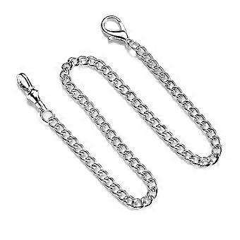 Taschenuhr Kette Gold Silber Farbe Taschenuhren Ketten Ersatz Kette für Antik Quarz Vintage Uhr Legierung