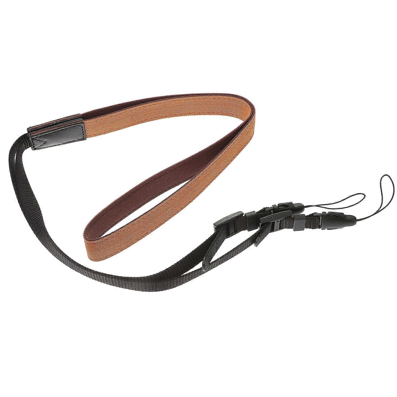 Prevent Sliding Camera Shoulder Strap Quick Release PU For Photographers 76X2cm 1Set