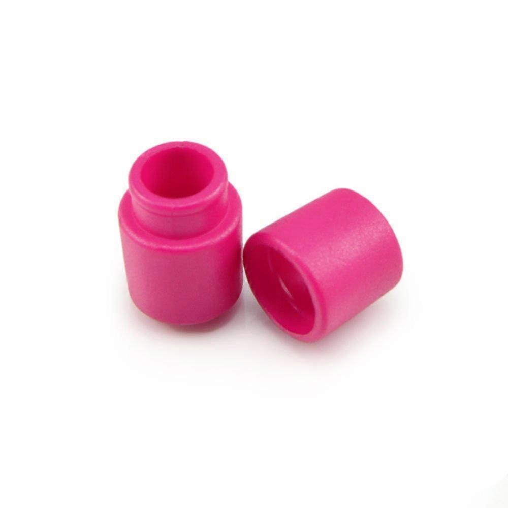 Set of 10 Round Connectors for Paracord 550, Plastic, 2 Pieces, Pink