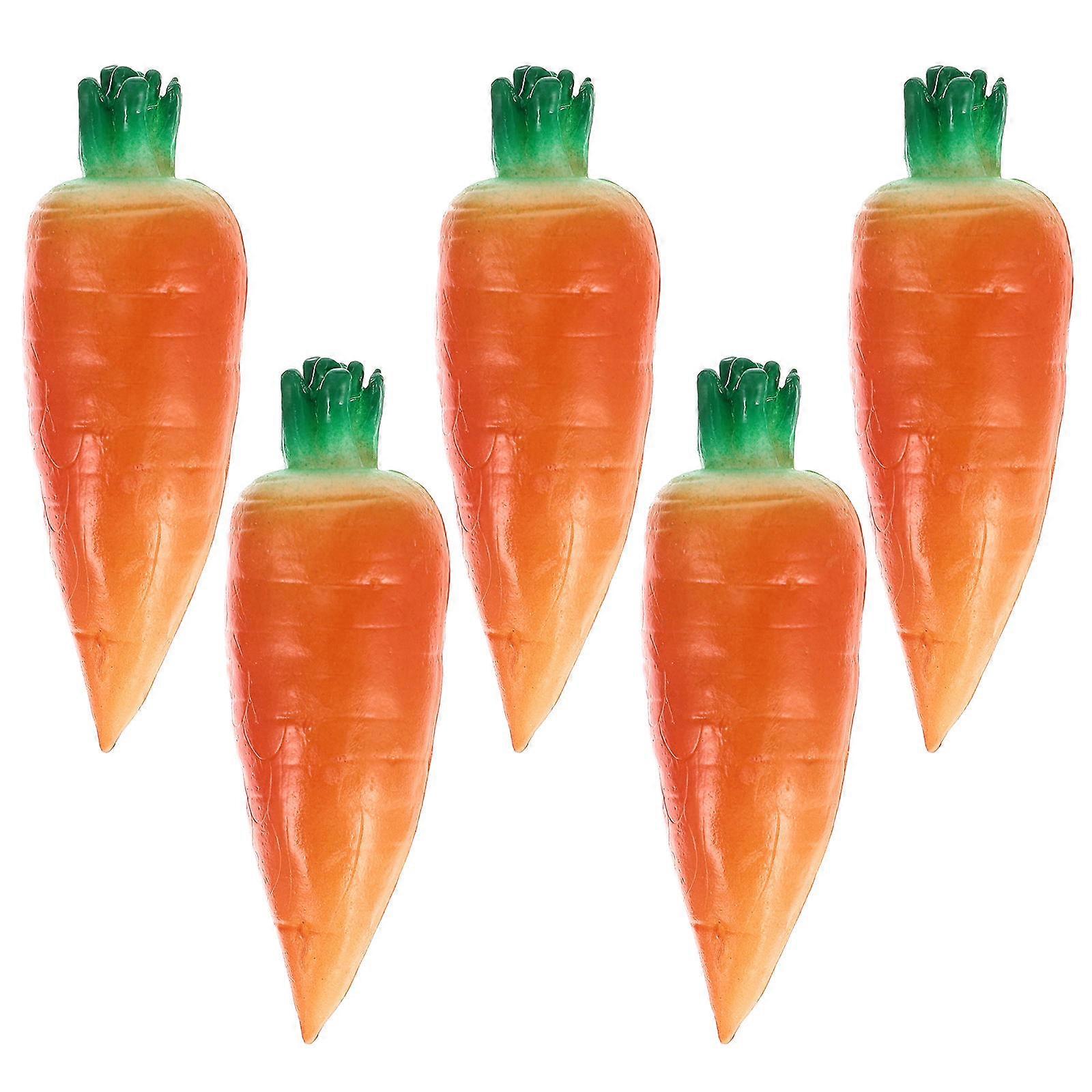 5PCS Kawaii Carrot Magnets Decorative Fridge Decor for Refrigerator, Magnetic Board, Locker, Dormitory, Kitchen, Office Use