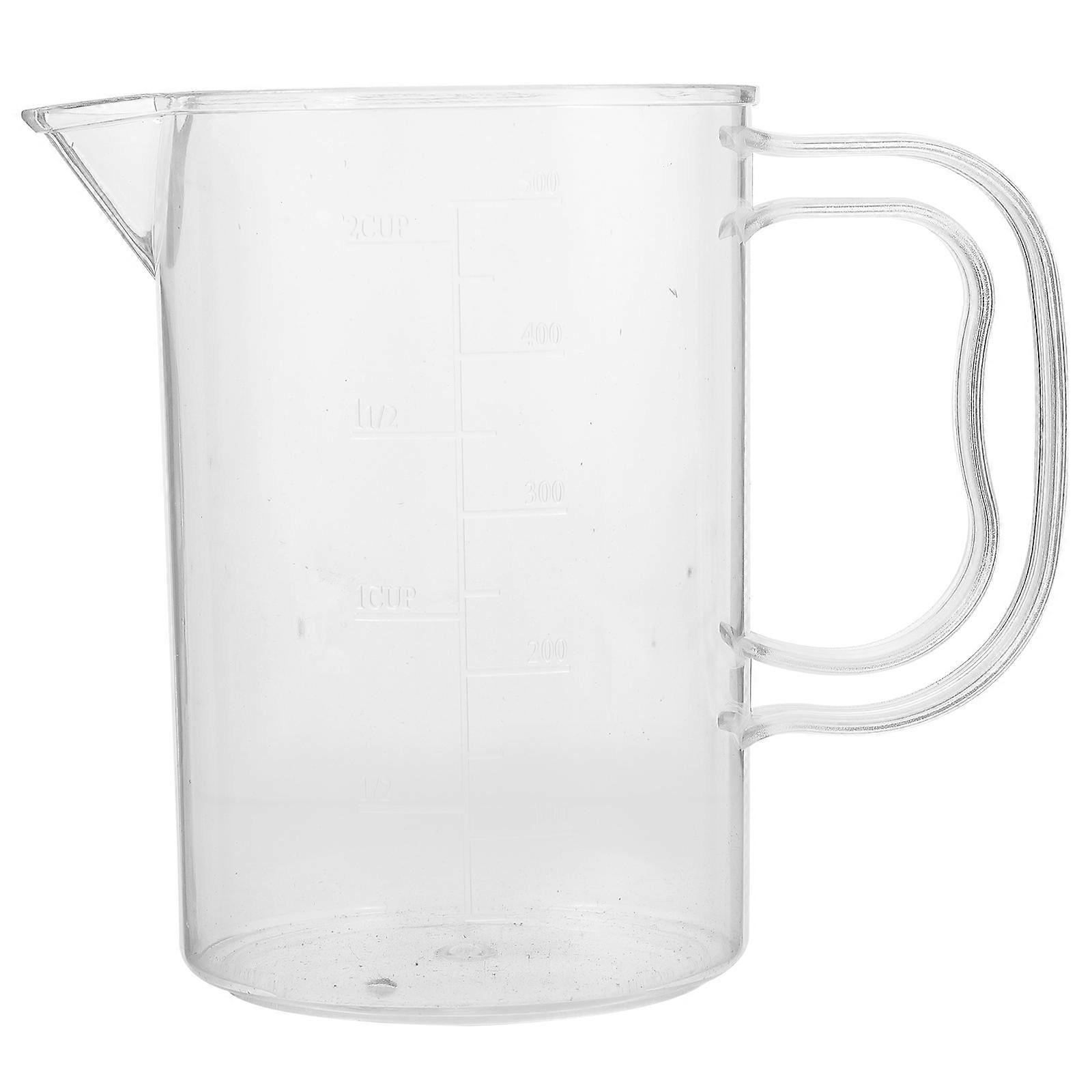 Plastic Measuring Cups For Liquids Multi-Functional Measurement Cup Kitchen Utensil 5.50X5.11X3.34IN Scale Design 1Set