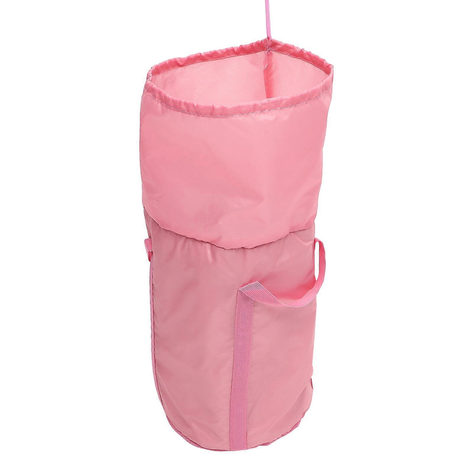 Portable Bath Bucket Foldable Soaked Bag Household Bath Basin Insulation Technology Pink 43x27x27cm Foot Soaking 1Set