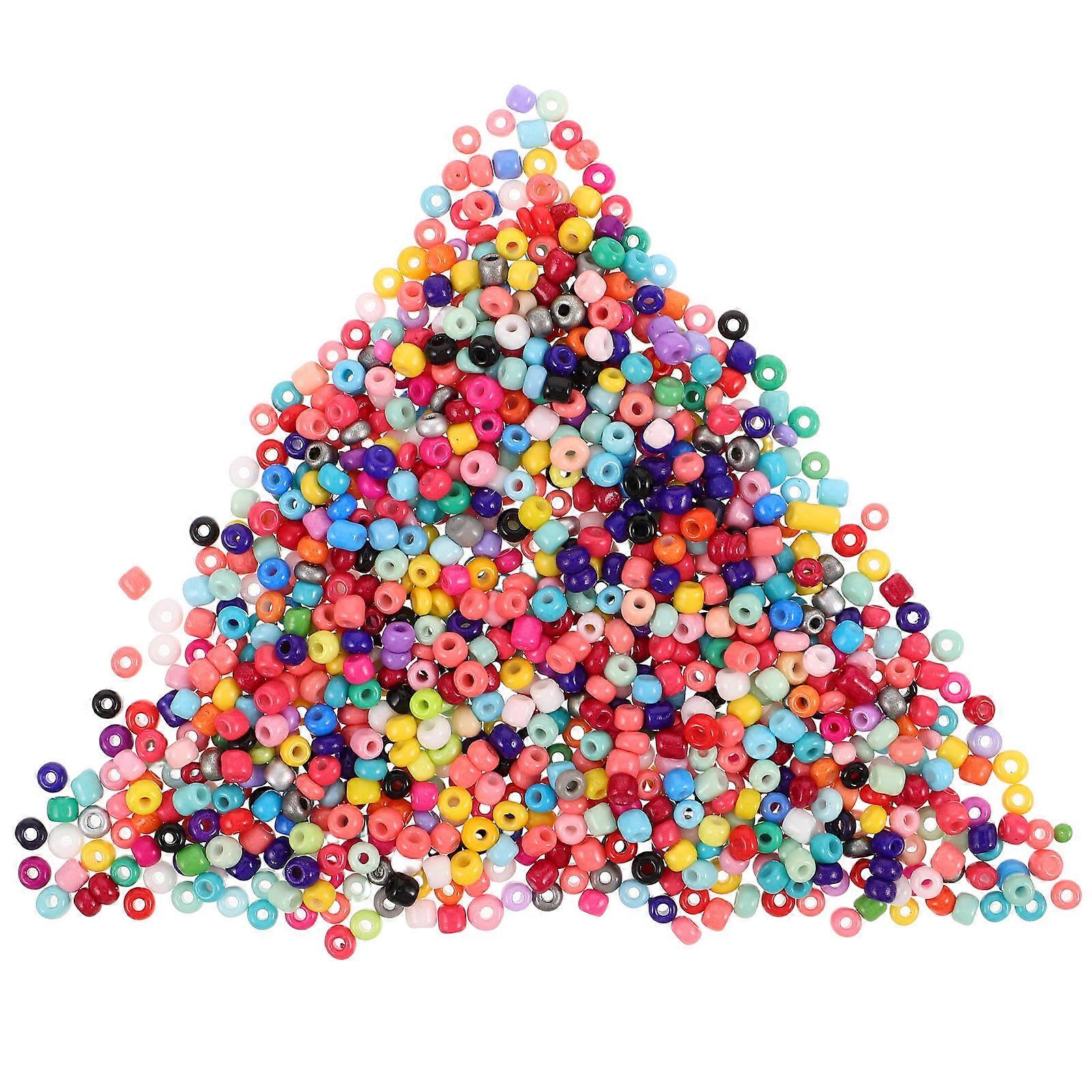 Diy Crafting Glass Beads Assorted Color Loose Spacer Beads For Jewelry Making Supplies 3mm Round 5000Pcs