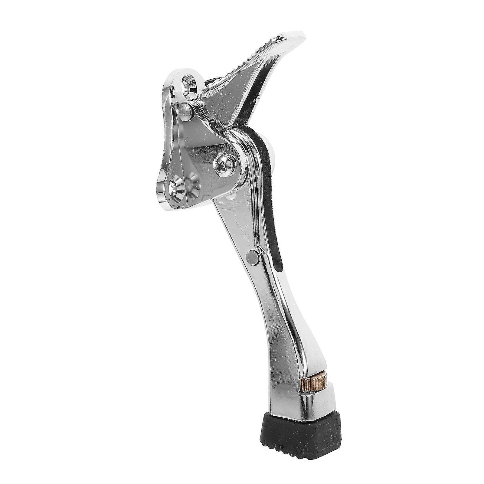 Heavy Duty Door Stop Rectangular Shape Foot Operated Various Floor Types Homeowners 1 Set