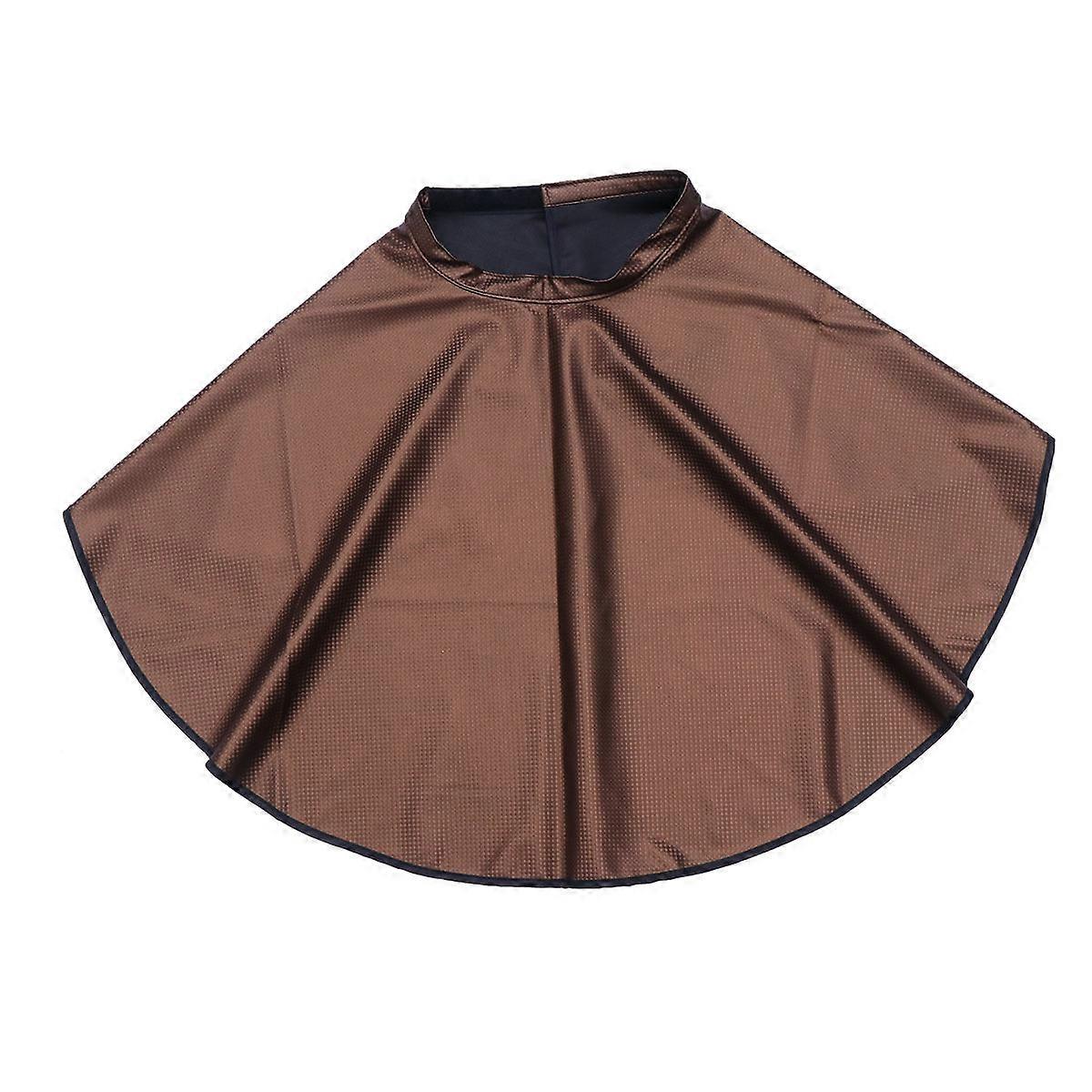 تصفيف الشعر كيب تصفيف الشعر القماش للنساء الرجال حماية الملابس قابل للتعديل الرقبة القهوة 80x68x1cm 1 قطعة