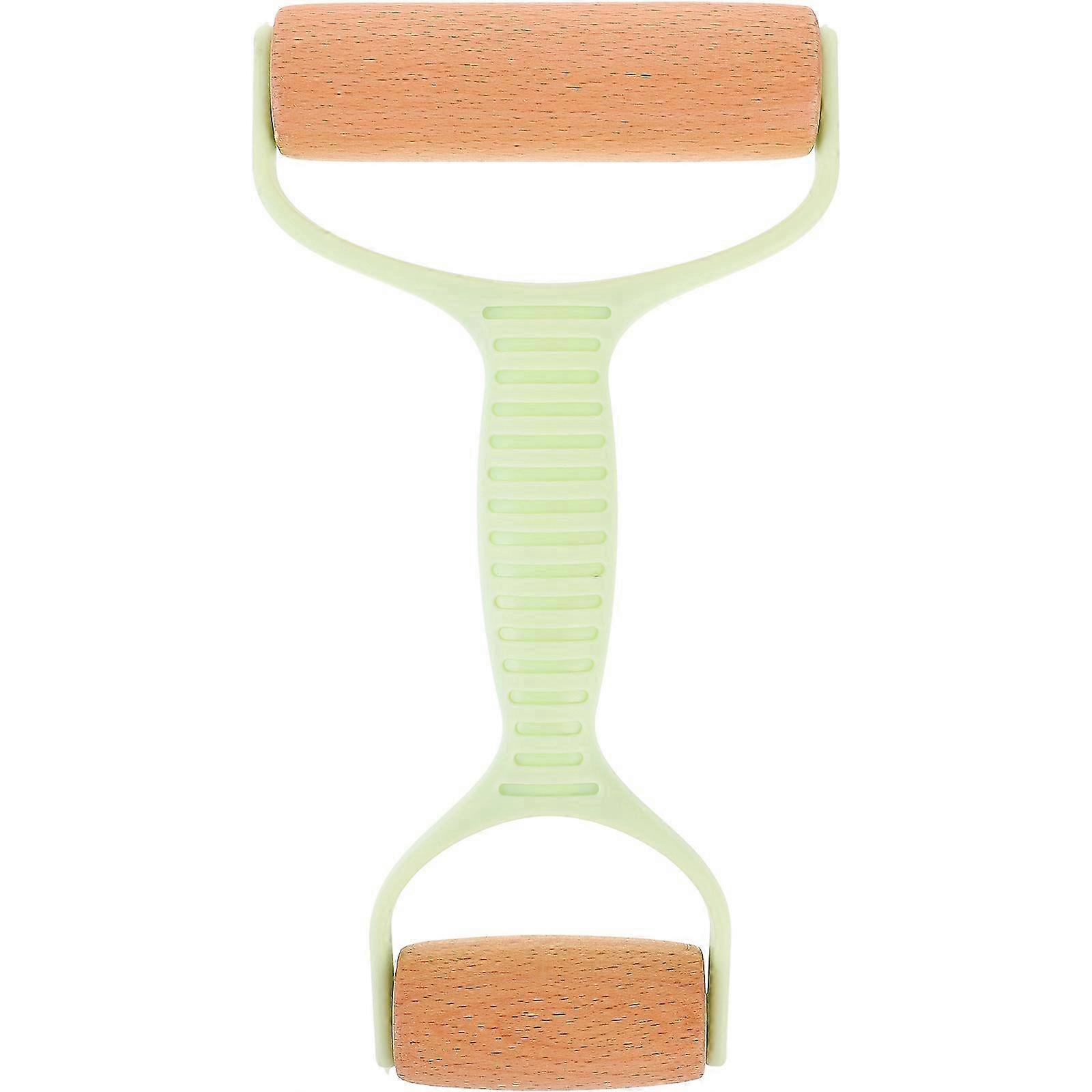 Double-Ended Dough Rolling Pin for Baking - 22x12x3cm - Green