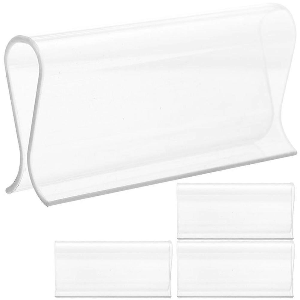 4pcs Transparent Blind Curtain Grips 8.7x4.1x1.8cm Shutter Pulls