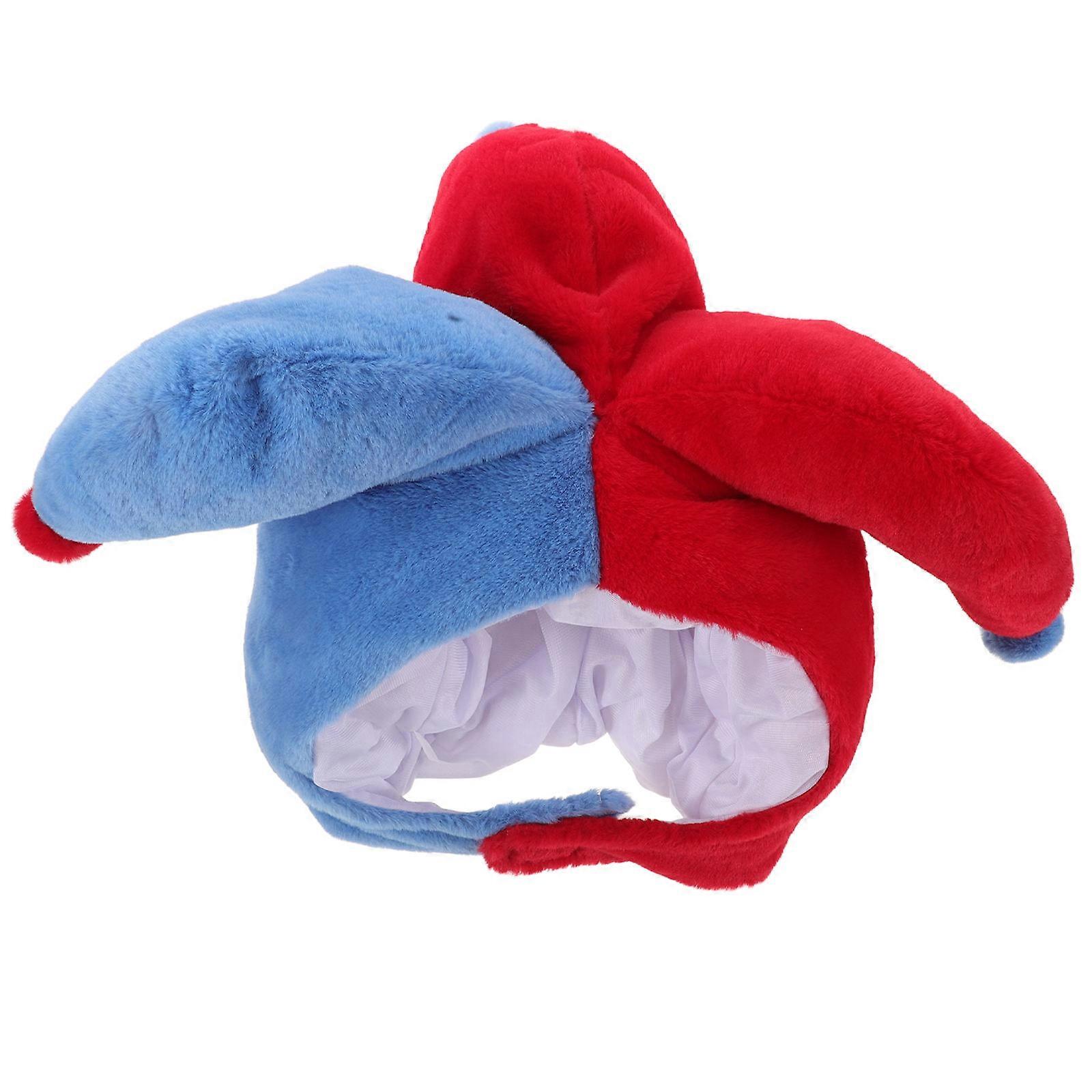 Halloween Clown Hat Funny Clown Hat For Masquerades Photo Sessions Multi Color 15.72X15.72X14.15IN 1Set