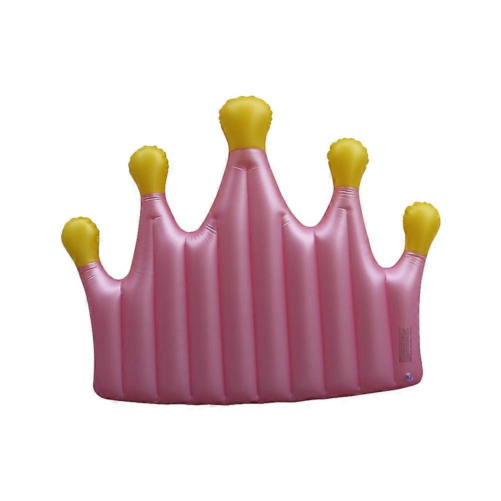 1PC Crown Shape Float Bed Inflatable Floating Bed Swimming Pool Mat Water Floating Cushion