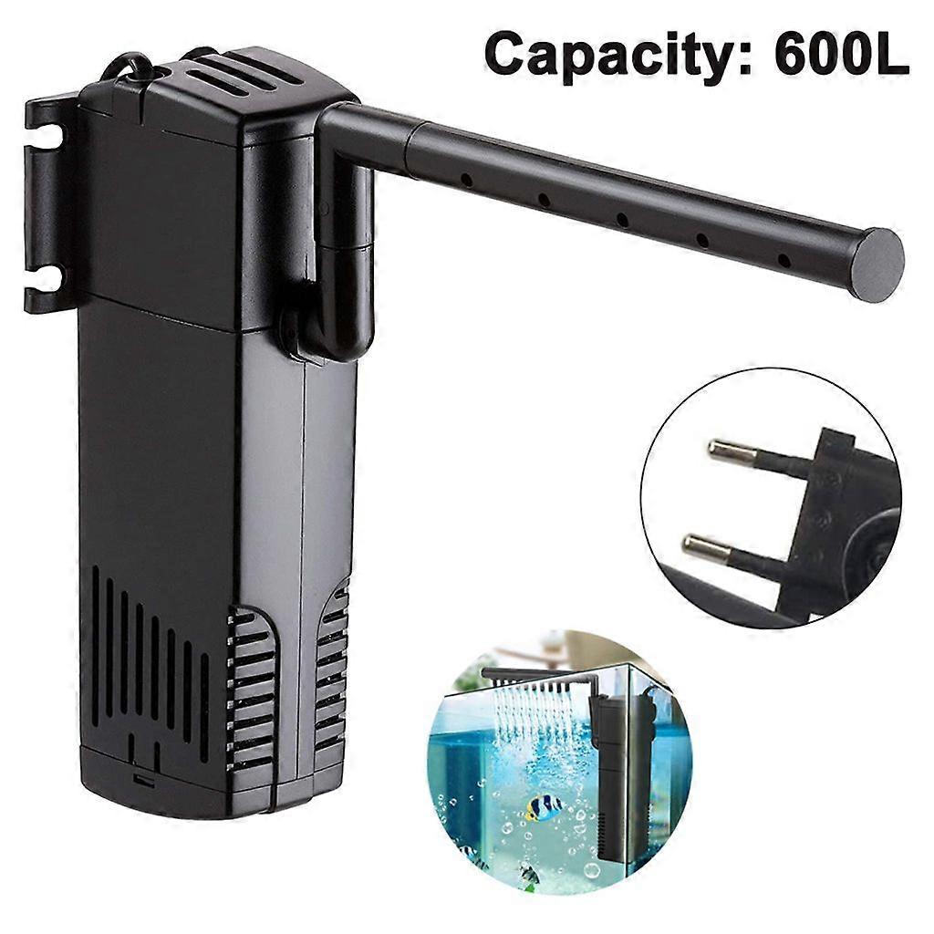 Aquarium corner filter, internal filter with aquarium pump, filter for aquariums, aquarium filter