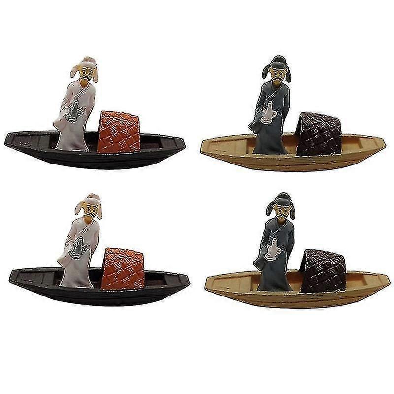 4pcsマイクロランドスケープデコレーション、マイクロランドスケープを作成するためのミニチュアデコレーション(4個セット)