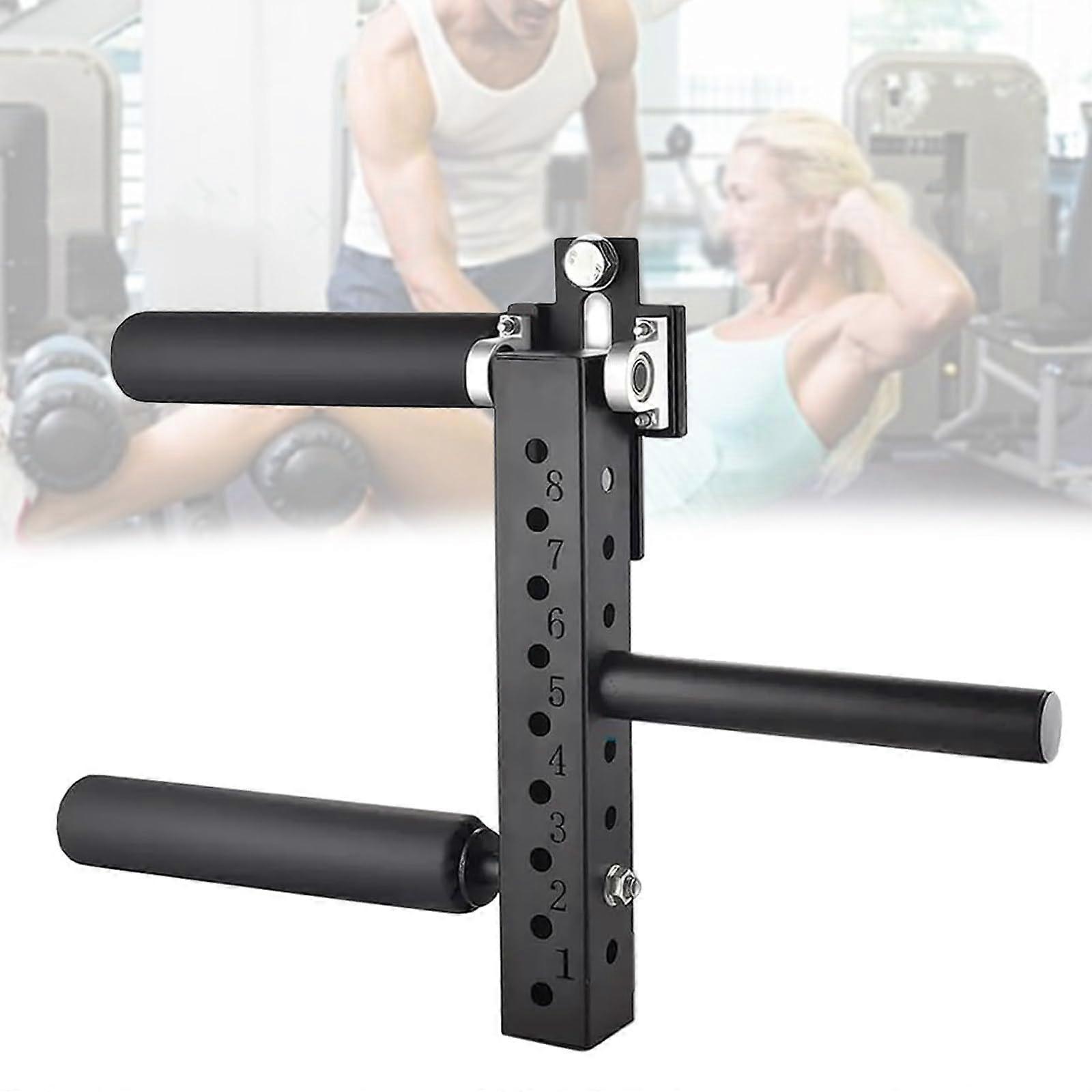 Adjustable Leg Stretcher Attachment for Home Gym, Squat Stand Addon