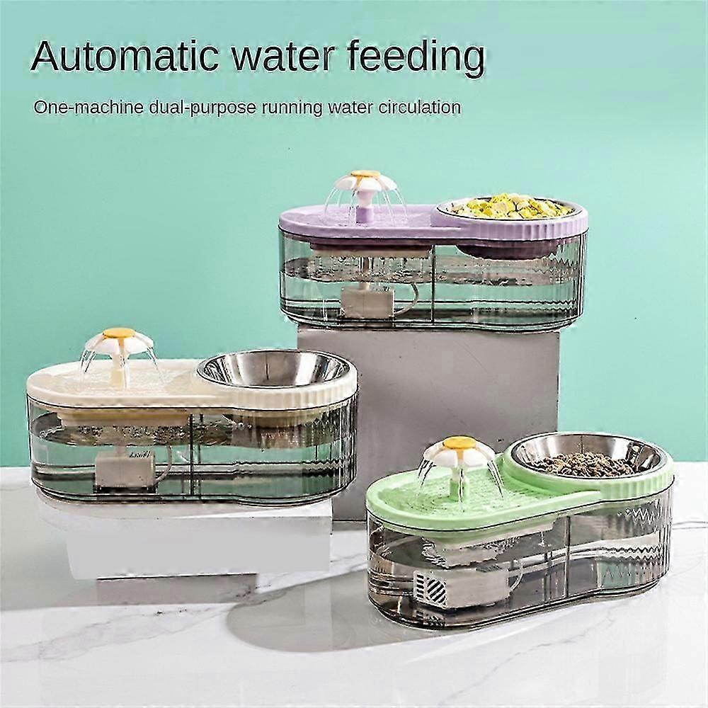 الأليفة التلقائي توقيت المغذية سعة كبيرة حاوية طعام جافة ورطبة وعاء كهربائي للكلاب مزدوجة للقطط