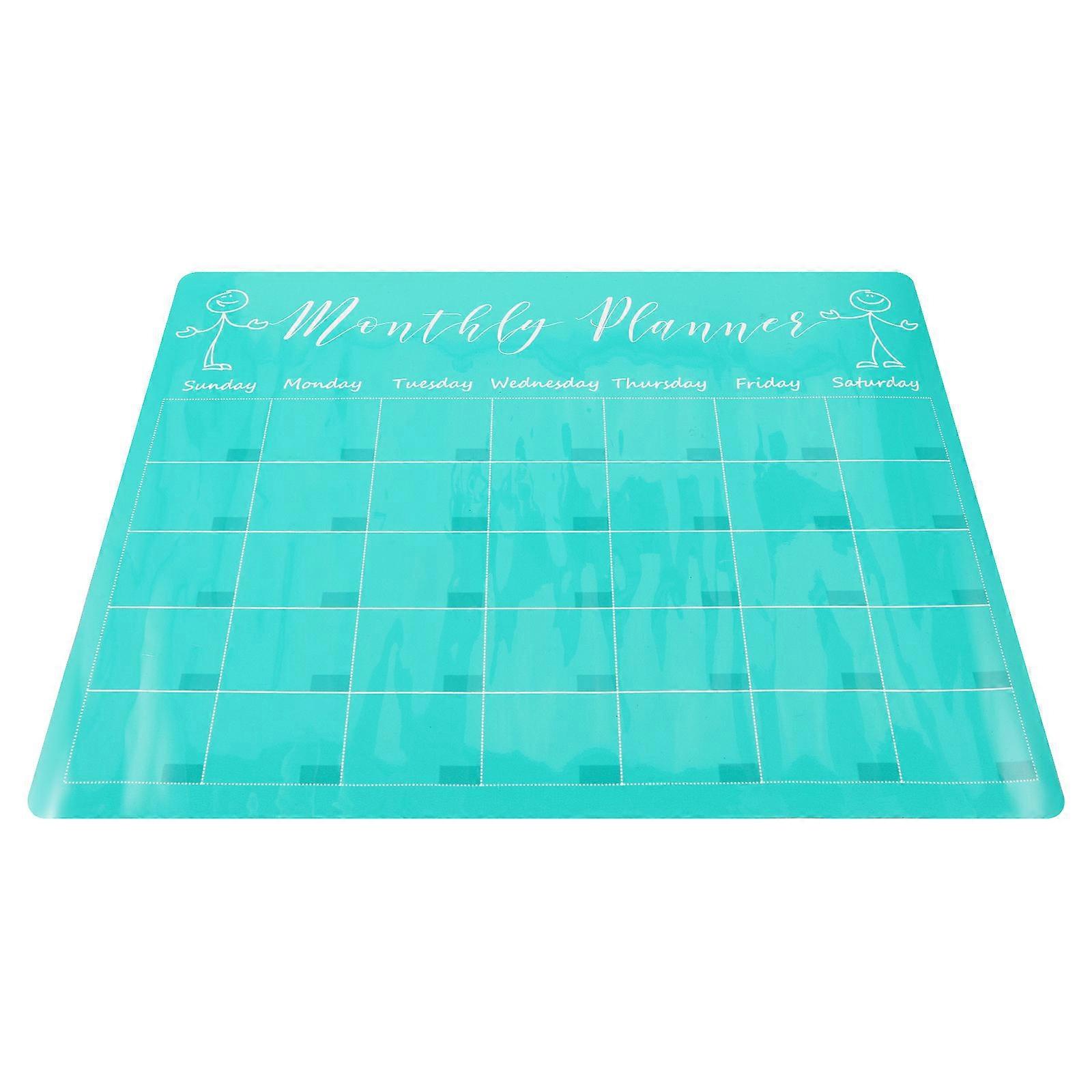 Fridge Board Dry Erase Planner Board Adults Home Use Green 40.60X30.50X0.20CM Magnetic 1Set