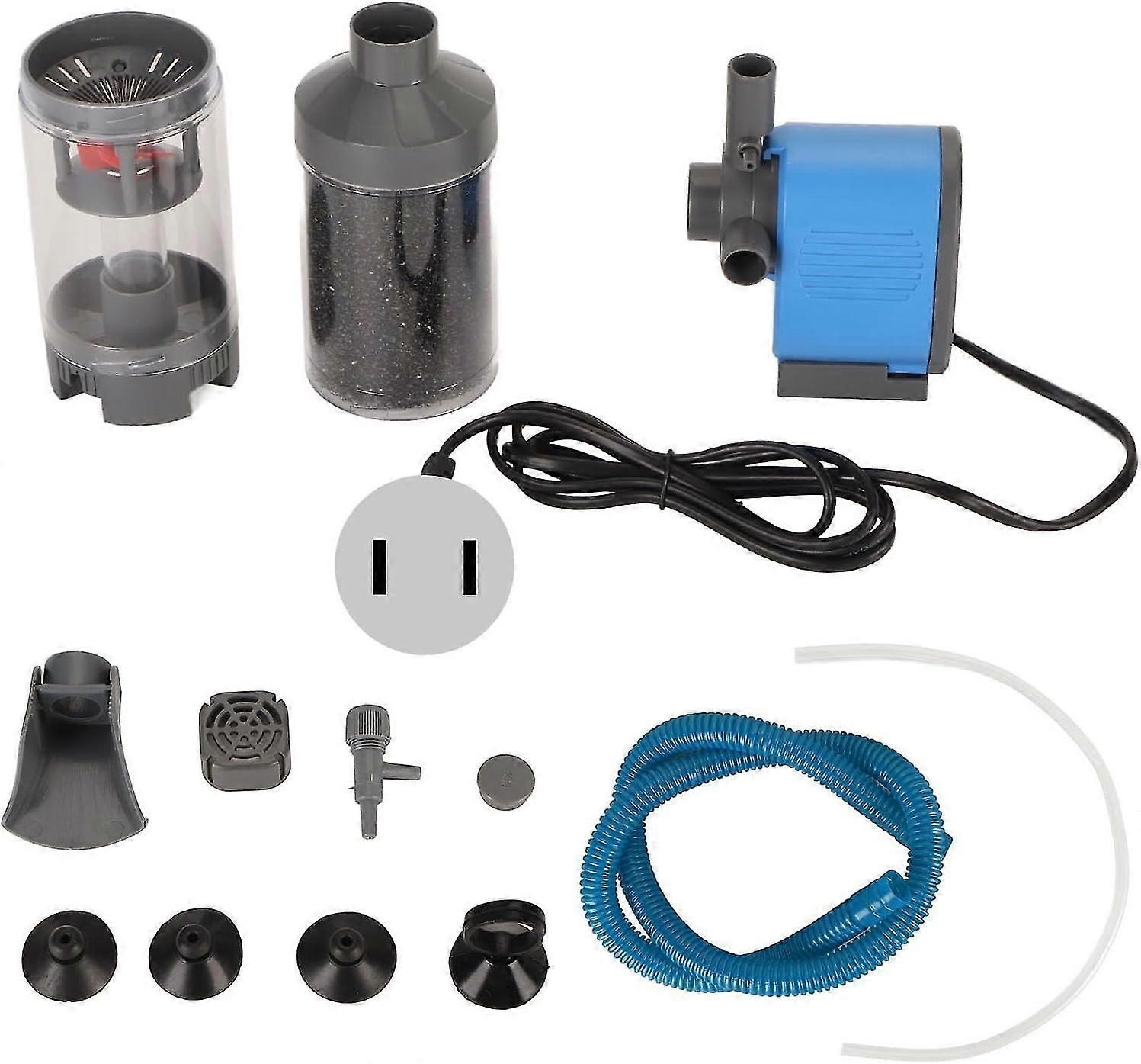 مضخة هواء كهربائية لحوض السمك ، مهوية خزان السمك قابل للتعديل ، مضخة أكسجين هادئة مع الملحقات ، Ou مزدوج