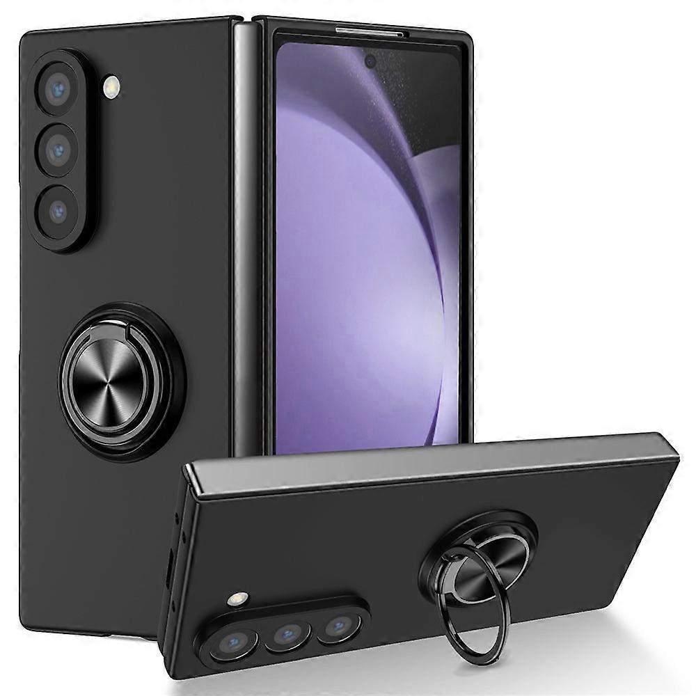 Compatible For Samsung Galaxy Z Fold7 5G Case Rotatable Ring Kickstand Hard PC Phone Cover