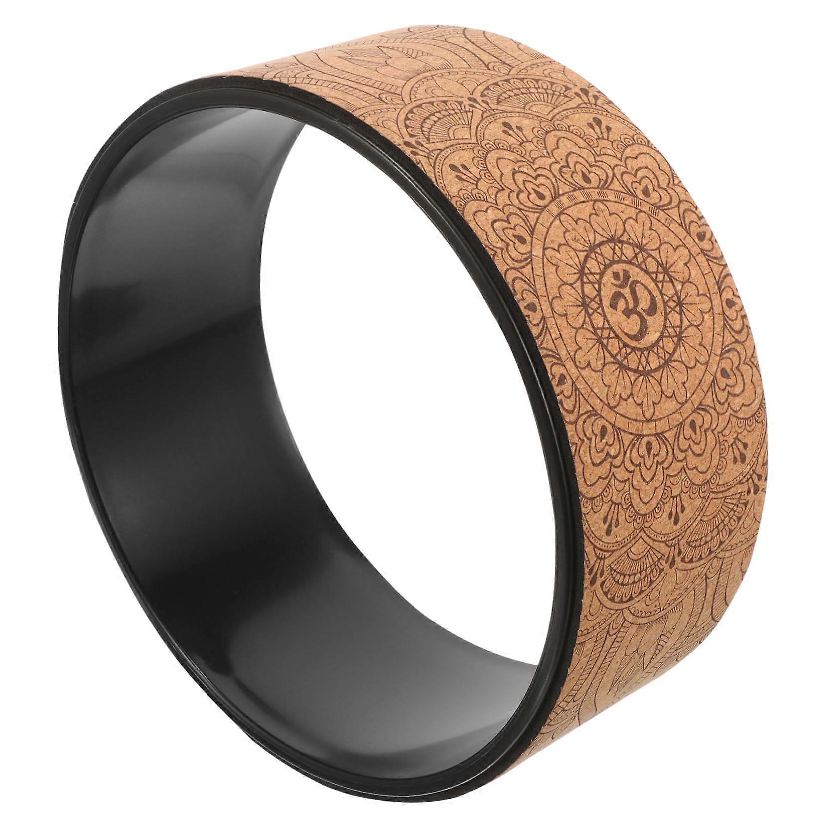 Yoga Wheel for Back Stretch, Robust TPE Material, Ideal for Trigger Point Massage and Yoga.