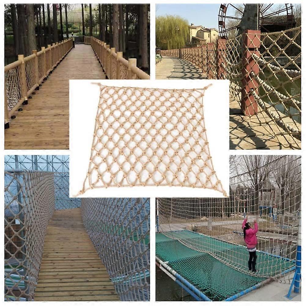 Safety Fence Net for Children, Pets, AntiFall Balcony Net, Jute 0.5Mx1M