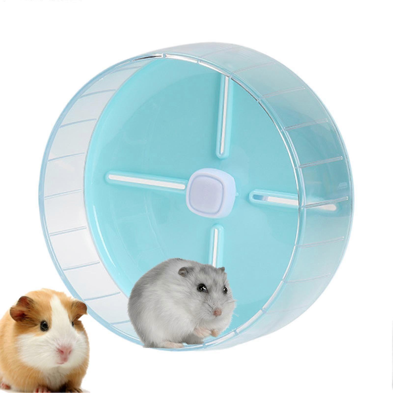 Hamster Wheel Quiet Quiet Spinner Hamster Wheels Small Animals Running Exercise Wheels Accessories for Dwarf Hamsters, Gerbils, Mice, Rats blue