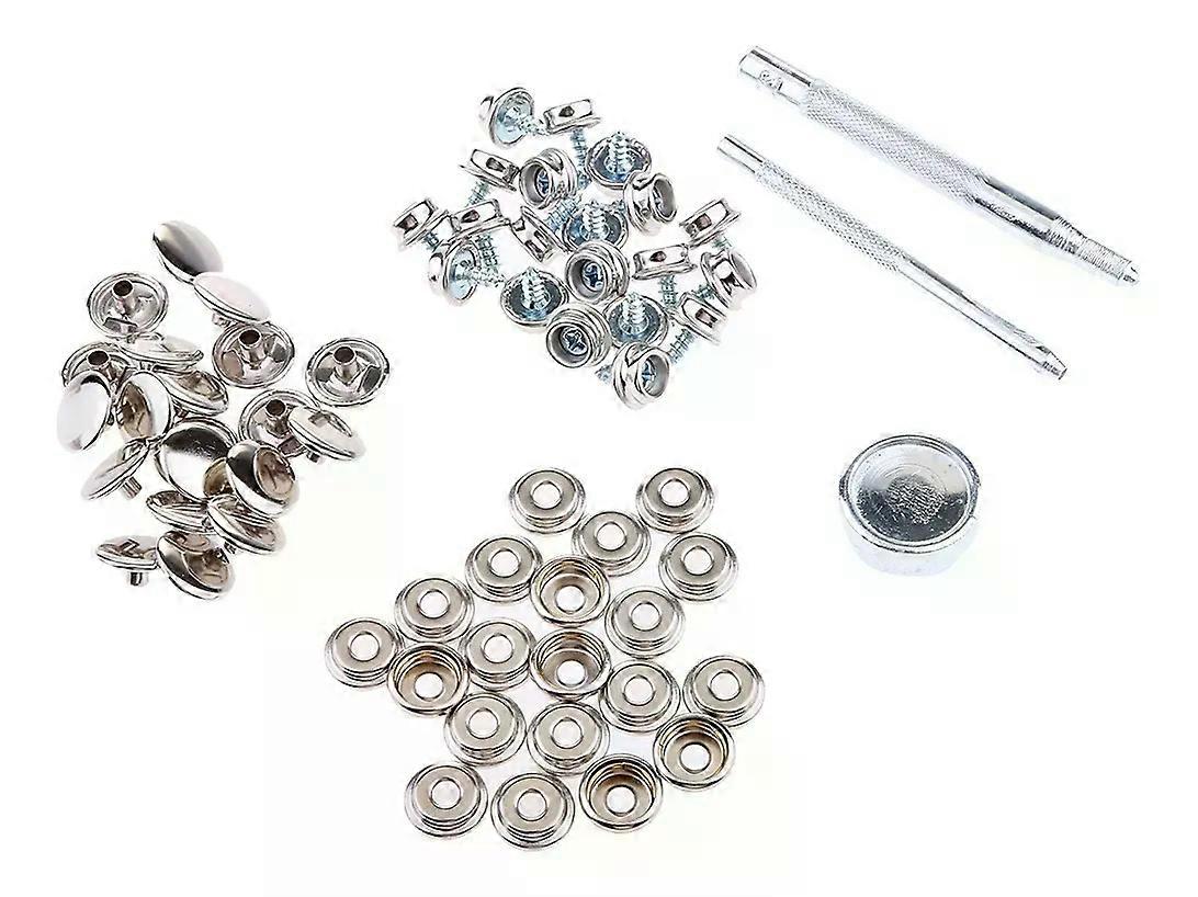 Kit De Herramientas De Broches A Presin De Lona De