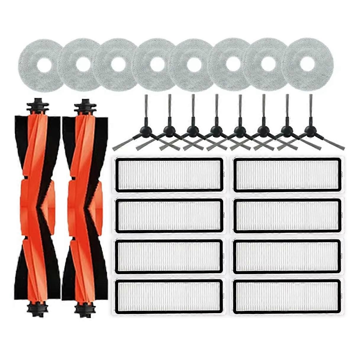 Compatible for Robot Vacuum S20+ / S10 Plus / B108GL / B108CN B113CN Parts Accessories Filter Main Side Brush Mop