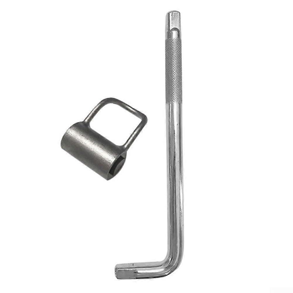 Compact design, angle valve wrench for tight spaces, works with 1.27 cm and 1.9 cm pipes (2 pieces). 2 pieces.