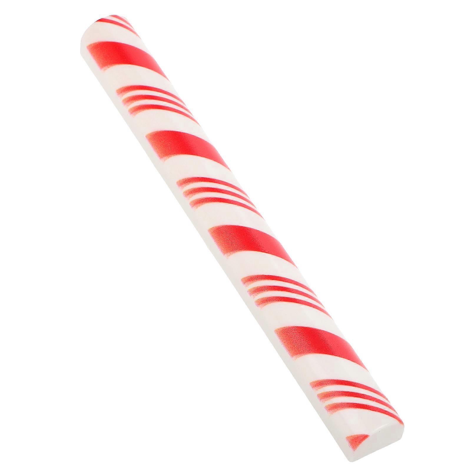 Drawer Handles Christmas Party Peppermint Stick Shape Assorted Color 5.7×0.6×0.4in Material 1Pack