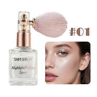 Glitter Body Shimmer Glitter Spray for Hair and Body Loose Powder Spray Glittering Powder Sprayer Misting Spray Bottles for Hair Miss Plastic Pearlesc