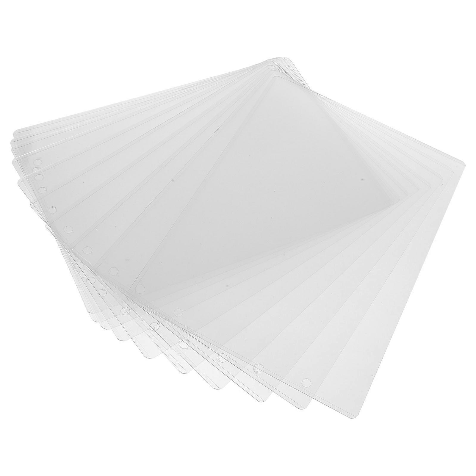 Clear Visibility Poster Display Sleeves Document Protectors for Business Owners A4 Size Transparent Protection from Debris 10Pcs
