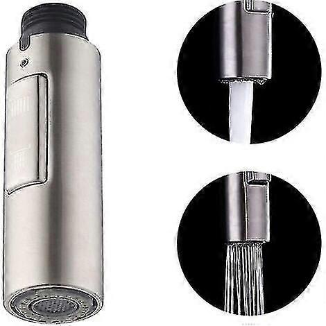 交換キッチン蛇口ノズルハンドシャワーユニバーサル取り外し可能な蛇口ヘッドG1/2ブラシSus304ステンレス鋼