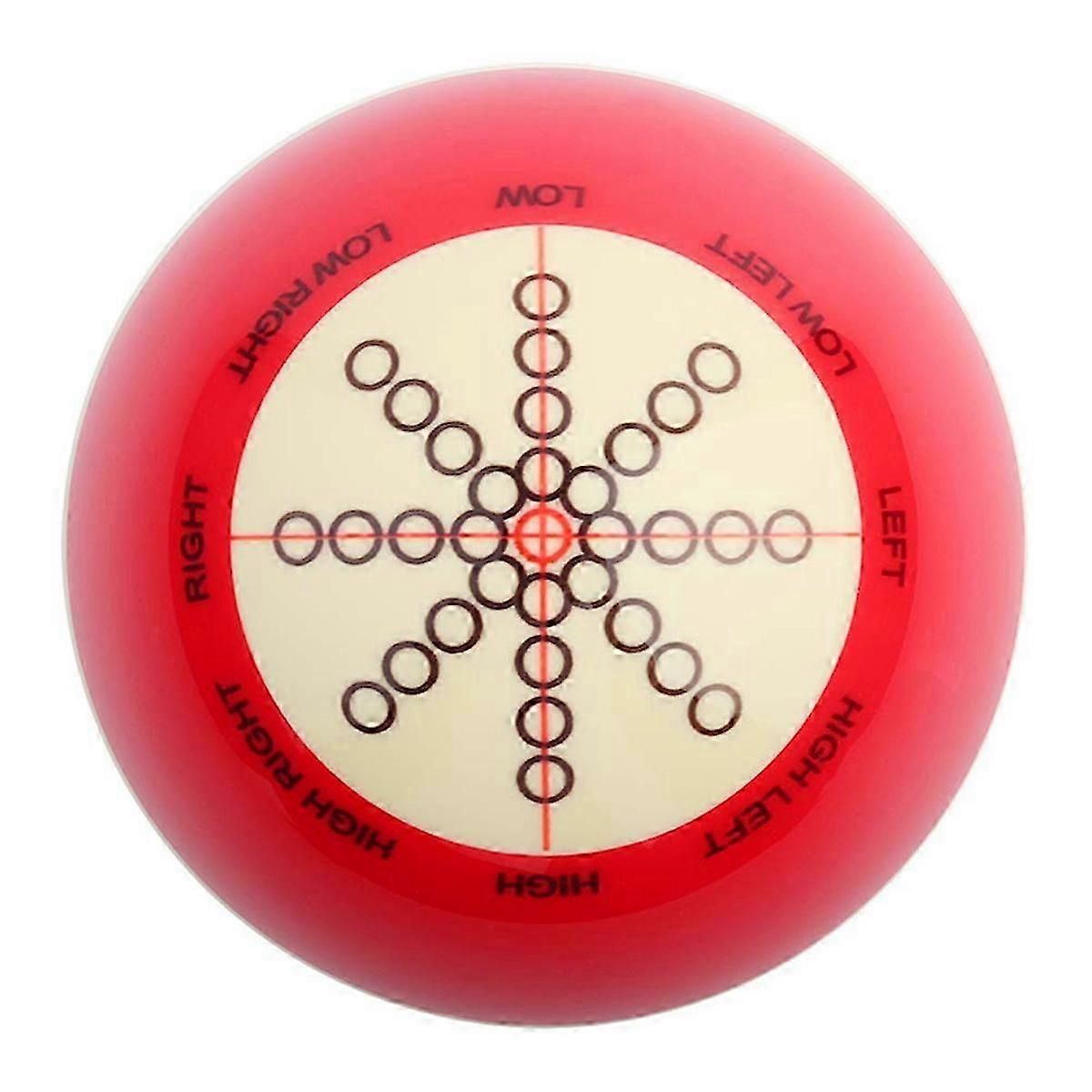 Standard 52.5mm Billiard Cue Ball with Spot - Perfect for Pool & Snooker Games, Professional Quality Snooker Ball