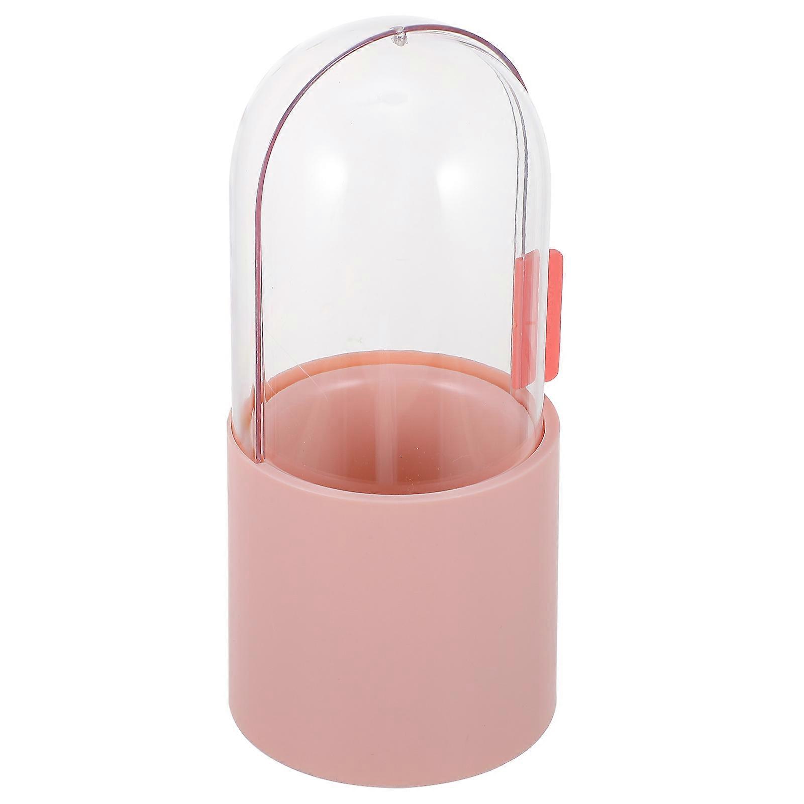 Pink Abs Makeup Organizer with Free Pearls for Eyeliner Display and Storage Use fits Various Sizes Scissors